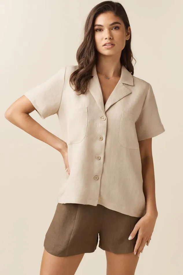 The Linen Collared Shirt