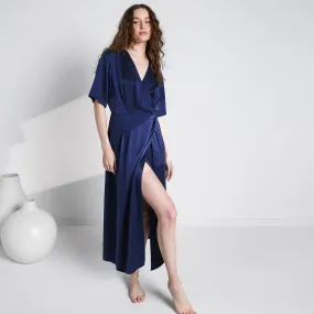 Washable Silk Wrap Dress